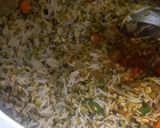A picture of step 5 of Moong daal vegetable khichdi.