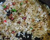 A picture of step 2 of Poha fry.