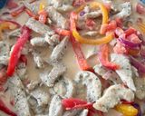 Foto del paso 6 de la receta: Pasta con pollo en crema ligera ("light")