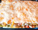 A picture of step 6 of Fish Lasagna.