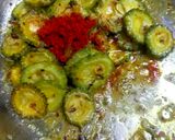 A picture of step 2 of Karela Subzi (Bitter Gourd).