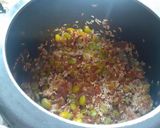 A picture of step 2 of Broad bean seeds rice.