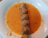 A picture of step 2 of Spicy Fried chicken skewers.