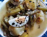 Foto del paso 4 de la receta: Borrajas con aceite de ajo negro