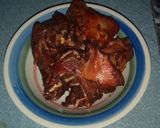 A picture of step 6 of Peppered chicken.