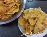 A picture of step 3 of Yam Chips.
