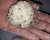 A picture of step 3 of Yuca Croquettes Stuffed with Mozzarella Cheese.