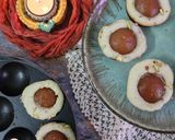 A picture of step 8 of Mini Gulab Jamun Cake in Appe Pan.