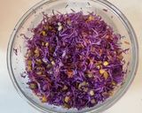 عکس مرحله 3 از دستور سالاد کلم بنفش و ذرت🥗