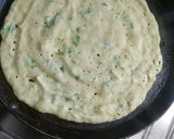 A picture of step 5 of Moong Dal Chilla.