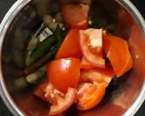 A picture of step 2 of Coriander tomato chutney.