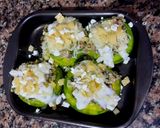 Foto del paso 4 de la receta: Zapallitos de tronco rellenos de Seitán y quesos