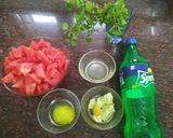 વોટરમેલન લેમોનેડ (Watermelon Lemonade Recipe In Gujarati) રેસીપી સ્ટેપ1ફોટો