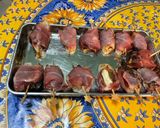 Une image de l'étape 8 de Ballotins de figues au miel, chèvre et jambon cru.