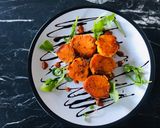 A picture of step 4 of Smoked Paprika +Thyme Couscous Crumbed Cod Loin.