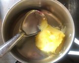 A picture of step 2 of Amaranth halwa with jaggery.