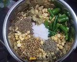 A picture of step 2 of Karnataka Style Dill Leaves Dal Vada OR Paruppu Vadai.