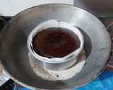 A picture of step 5 of Black Forest Cake.