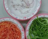 A picture of step 1 of Dragon chicken.