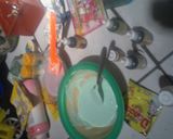 Foto langkah ke 1 dari resep Rainbow cake santan kukus.