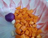 A picture of step 2 of Carrot soup.