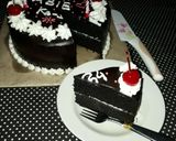 Foto langkah ke 10 dari resep Black forest cake ultah.