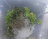 A picture of step 1 of Mint lemonade mojito.