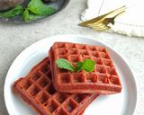 Foto langkah ke 7 dari resep Beetroot Waffle.