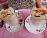 صورة لخطوة 4 من وصفة عصير🍹 الخوخ 🍑 أو زبادو الخوخ 🍑 المغذي 👌