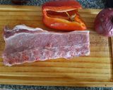 Foto del paso 1 de la receta: Cerdo glaseado y a la cerveza con guarnición