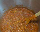 A picture of step 7 of Joe's steak and potato Chili.