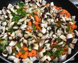 A picture of step 2 of Healthy Mince Wraps.
