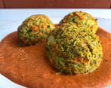 Foto del paso 10 de la receta: Albóndigas de brócoli con salsa romesco