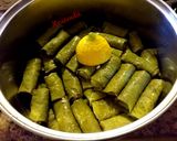 A picture of step 6 of Traditional Stuffed Grape Leaves (Dolmadakia).