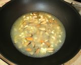 A picture of step 2 of Lemon Laganelle with Seafood.