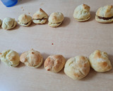 Foto del paso 5 de la receta: Buñuelos Choux rellenos de dulce de leche 💣 Profiteroles de dulce de leche