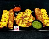 A picture of step 5 of Mix Veg Besan Chilla.