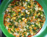 A picture of step 3 of Green onion pizza.
