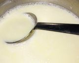 A picture of step 3 of Paneer pudding.