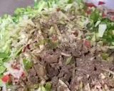 A picture of step 3 of Spring roll filling.