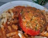 Une image de l'étape 5 de 🍅 Tomates farcies poulet, mozzarella & pesto.