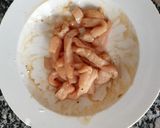 Foto del paso 1 de la receta: Fideos salteados con pollo y brócoli