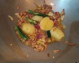A picture of step 4 of Soya Veggies Stir Fry.