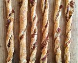 Foto del paso 7 de la receta Lazo de hojaldre de tomate seco, aceitunas y mostaza