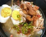 Foto langkah ke 5 dari resep Bubur ayam.