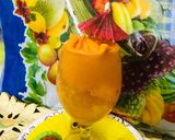 A picture of step 3 of Mango tango drink 🥤.