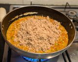 A picture of step 12 of Nutri keema masala.