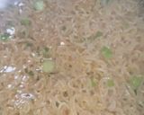 A picture of step 2 of Instant Noodles pizza.