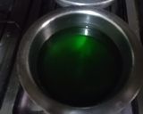 A picture of step 2 of Haryali Halwa.