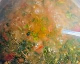 A picture of step 3 of Chane-Methi ki sabji.